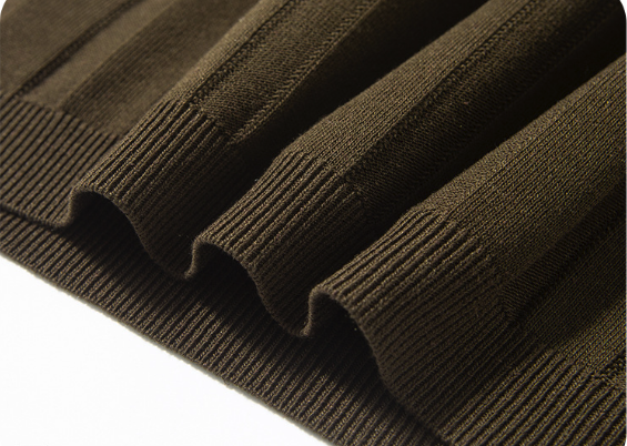 Men's Ribbed Knit Henley Shirt - Short Sleeve Comfort