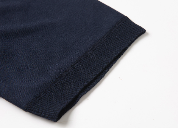 Men's Color Block Knit Polo Shirt - Short Sleeve V-Neck