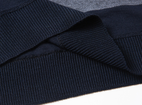 Men's Striped Polo Shirt - Casual Short Sleeve Knit Top