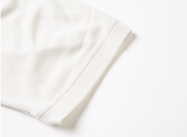 Men's Striped Knit Polo Shirt with Zipper