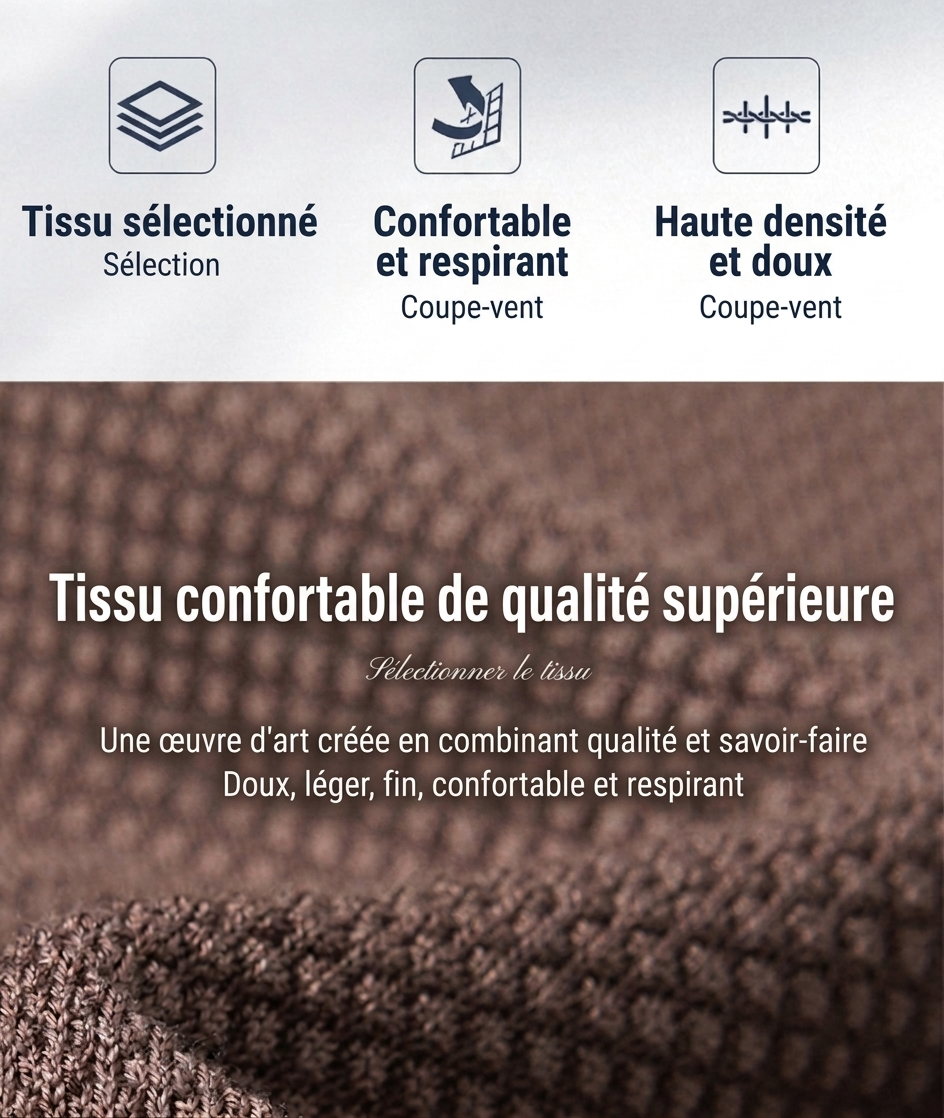 Men's Knitted Polo Shirt - Short Sleeve Textured Comfort