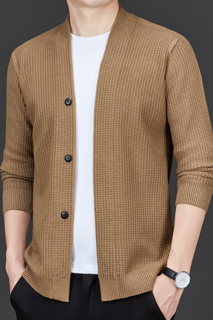 Men's Comfortable Fashion Knit Cardigan/ Sweater
