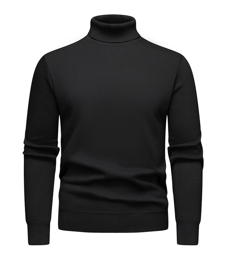 Men's Slim Fit Turtleneck Fleece Lined Sweater Warm Base Layer