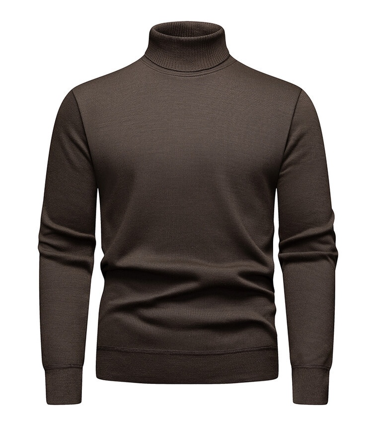 Men's Slim Fit Turtleneck Fleece Lined Sweater Warm Base Layer