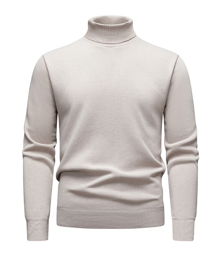 Men's Slim Fit Turtleneck Fleece Lined Sweater Warm Base Layer