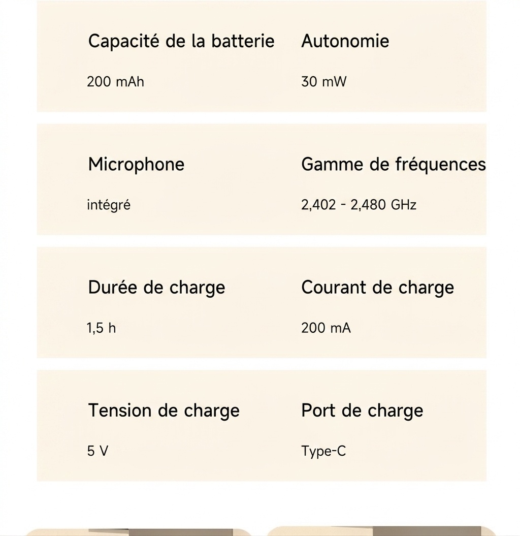 Casque sans fil Bluetooth 6.0 | Audio haute résolution et autonomie de 15 h