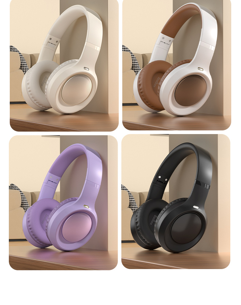Wireless Bluetooth 6.0 Headphones | Hi-Res Audio & 15H Battery