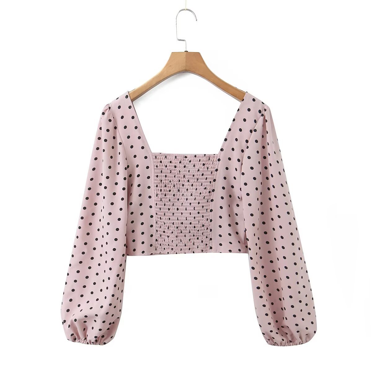 Women's Puff Sleeve Corset Top - Trendy Square Neck KUN-00031