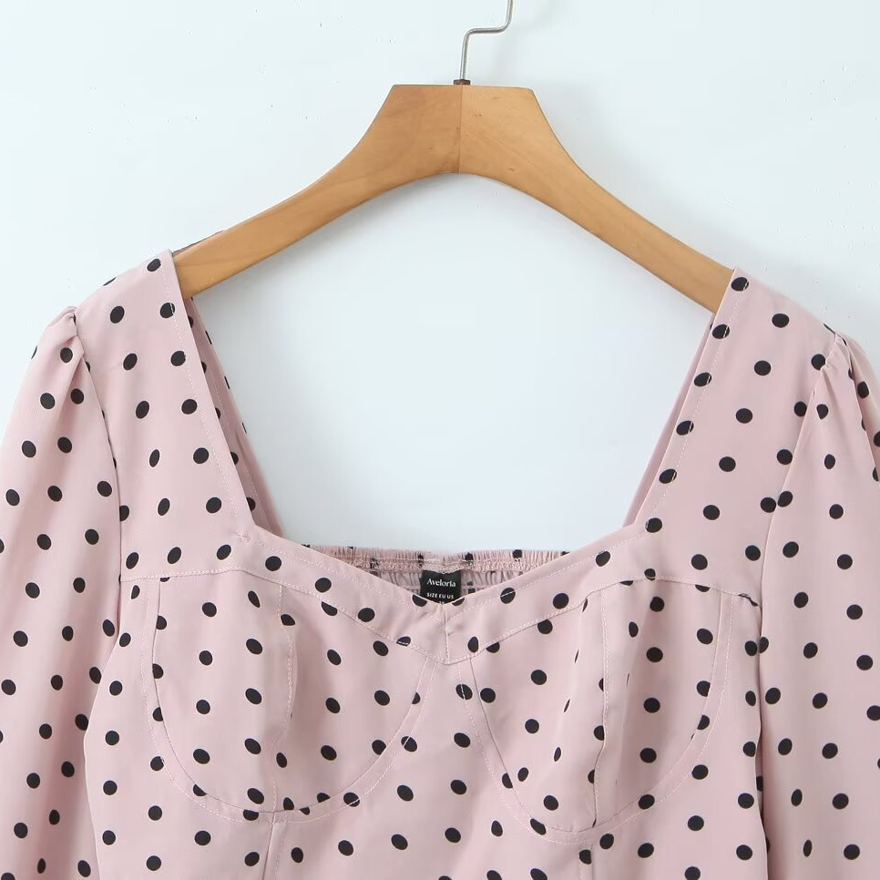 Women's Puff Sleeve Corset Top - Trendy Square Neck KUN-00031