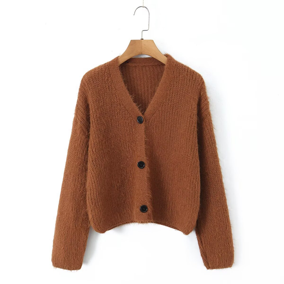 Mohair Cardigan Sweater - Stylish & Versatile KUN-00027