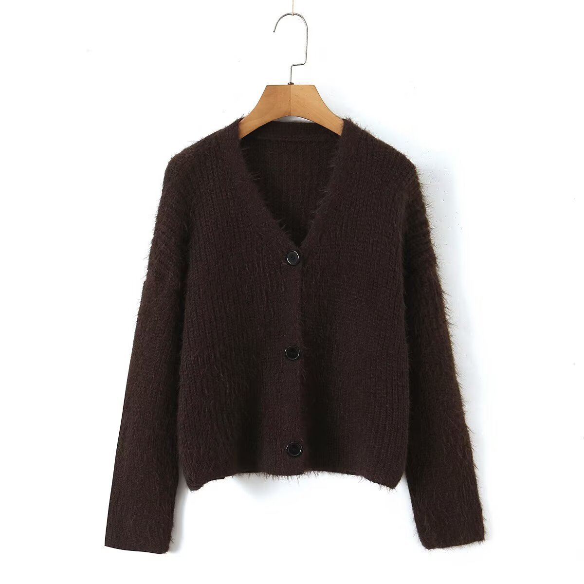 Mohair Cardigan Sweater - Stylish & Versatile KUN-00027