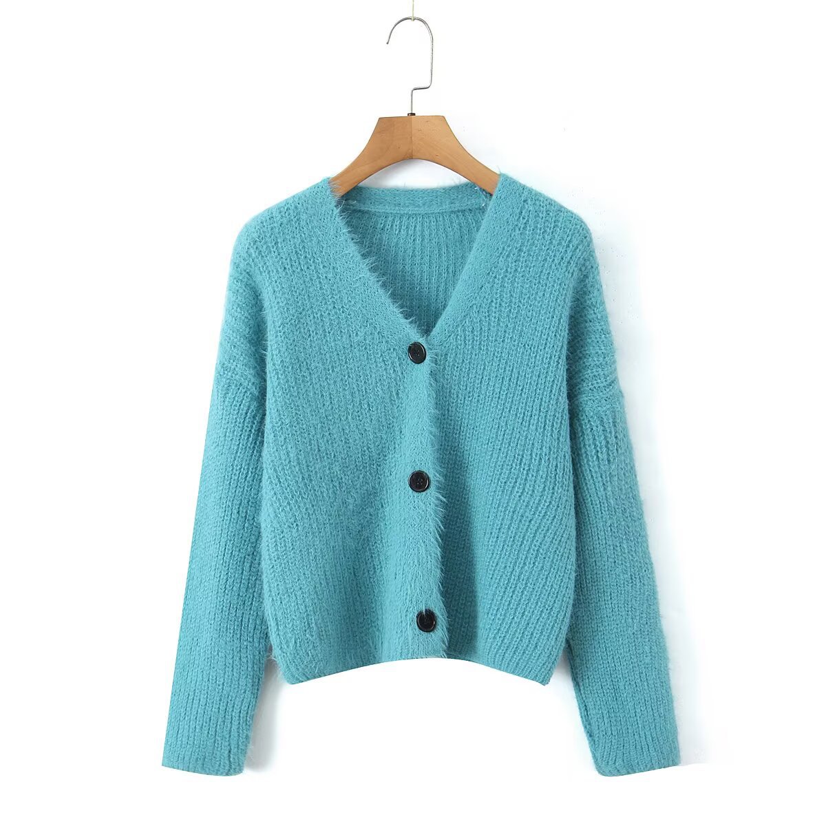 Mohair Cardigan Sweater - Stylish & Versatile KUN-00027