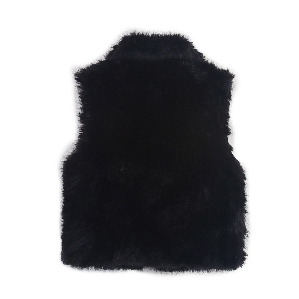 Trendy mouwloos vest van imitatiebont KUN-00038