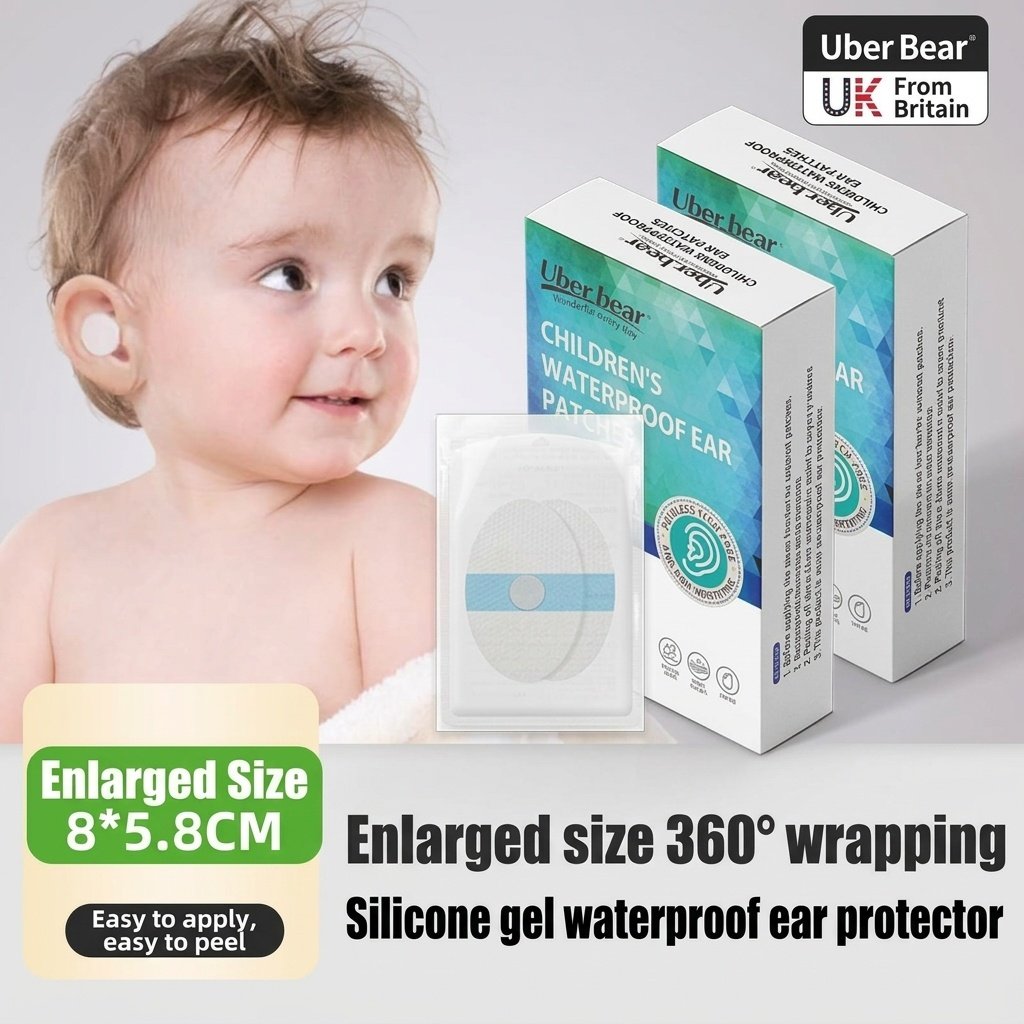 Protezioni auricolari impermeabili per neonati, ideali per nuoto e bagnetto, in silicone ipoallergenico (confezione da 20 pezzi)