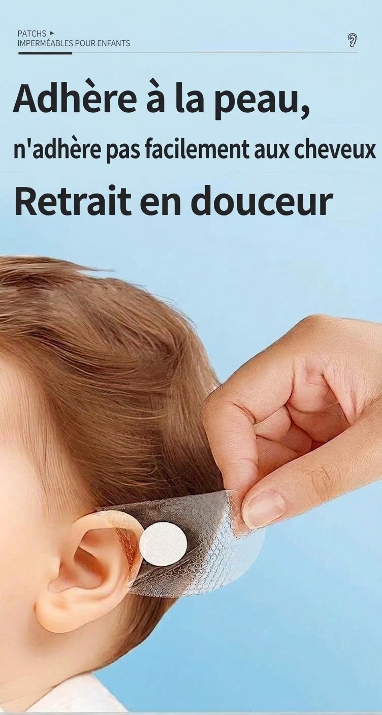 Cache-oreilles étanches pour bébé, pour la natation et le bain, protecteurs d'oreilles en silicone hypoallergénique (paquet de 20)
