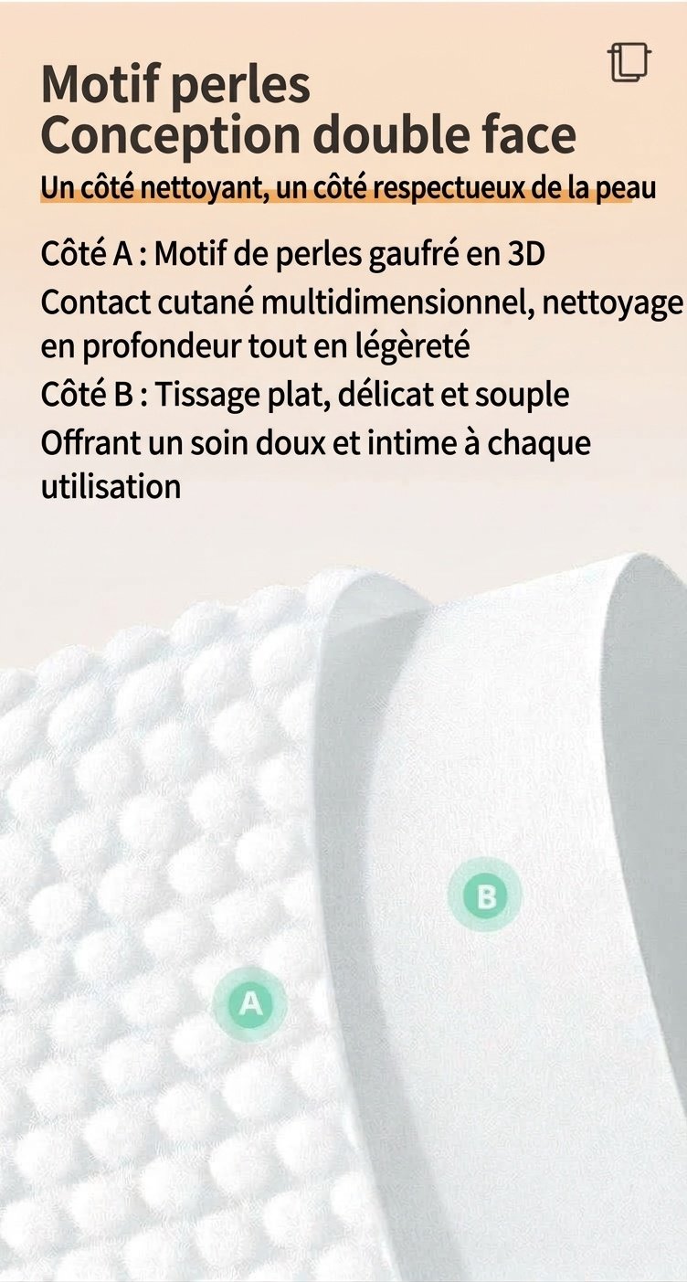 Ensemble de serviettes de bain jetables pour bébé Uber Bear, ultra-absorbantes et douces, à texture perle, idéal pour les voyages.