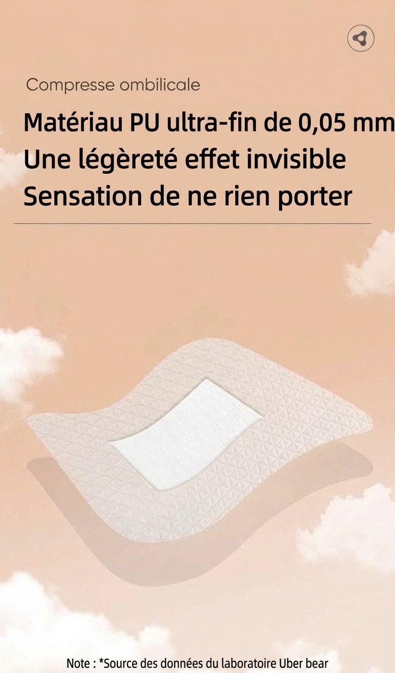 Patchs de protection étanches pour le nombril de bébé, protecteurs de nombril en film PU respirant pour le bain et la natation