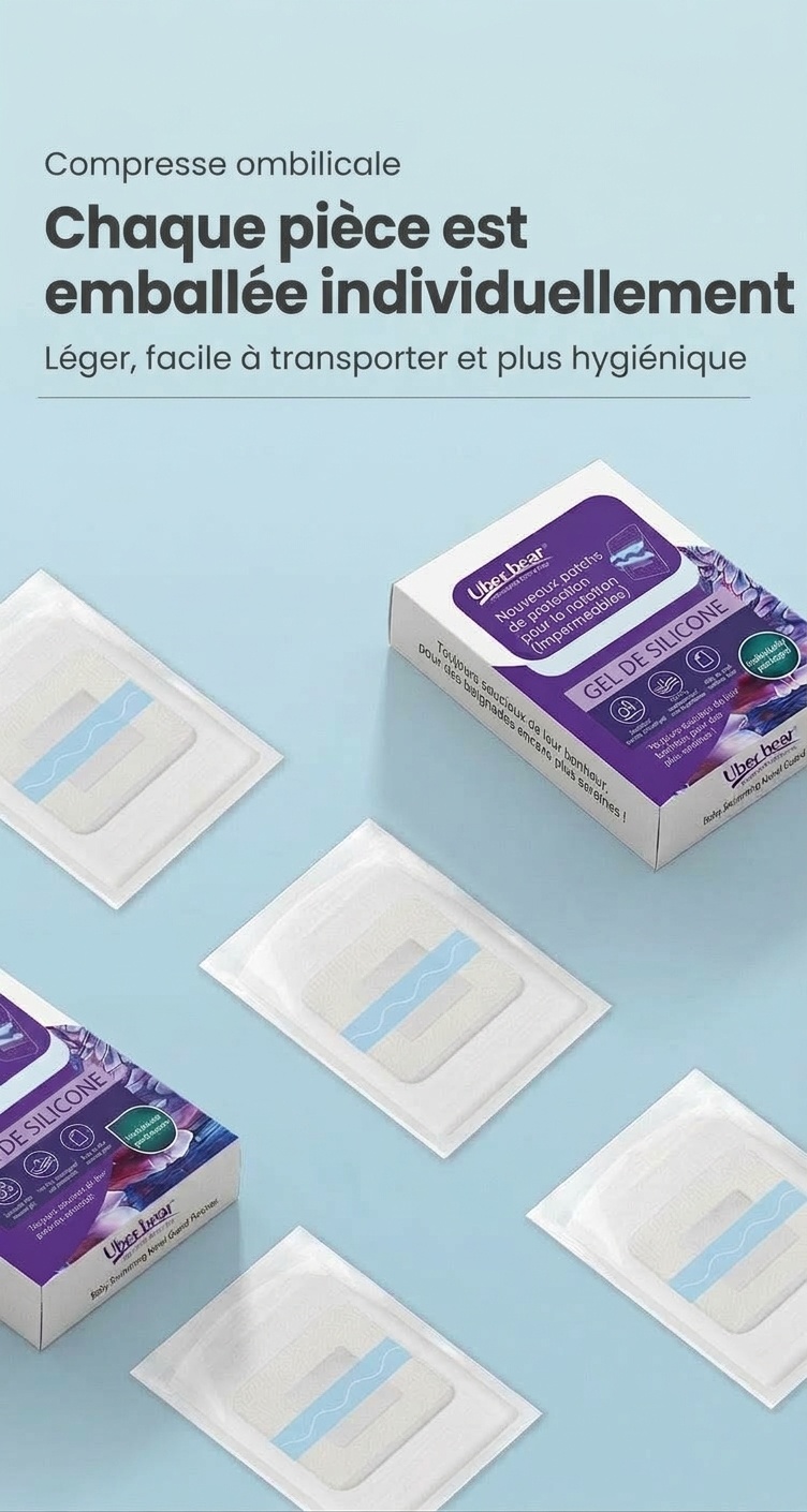 Patchs de protection étanches pour le nombril de bébé, protecteurs de nombril en film PU respirant pour le bain et la natation