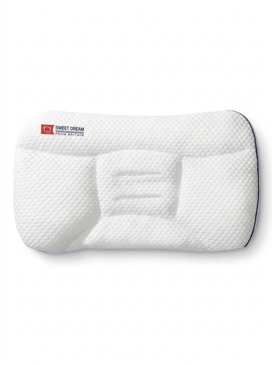 Almohada ergonómica para bebés, contorneada, lavable, para soporte de columna y cuello (de 0 a 6 meses en adelante).
