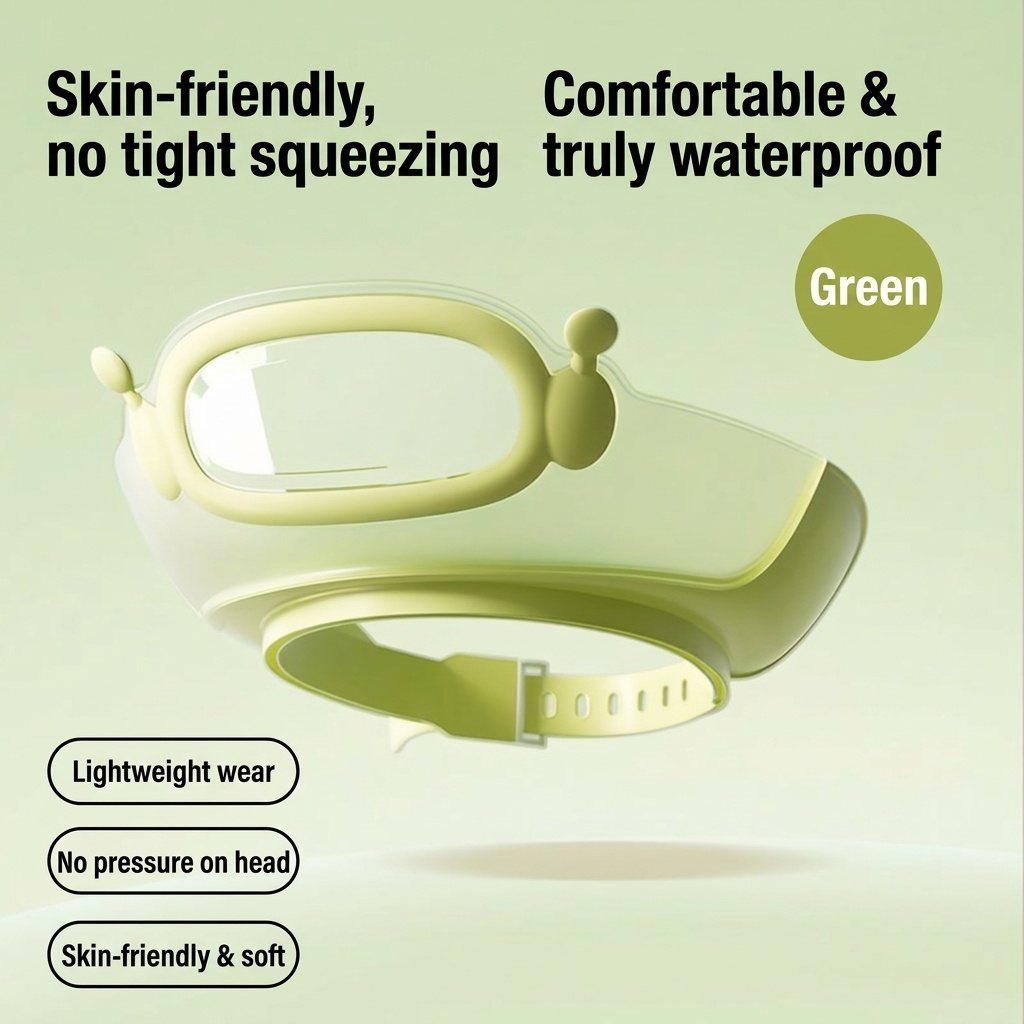 Baby Bath Visor & Shampoo Shield, Adjustable Eye & Ear Water Protection Shower Hat (1-15 Years)
