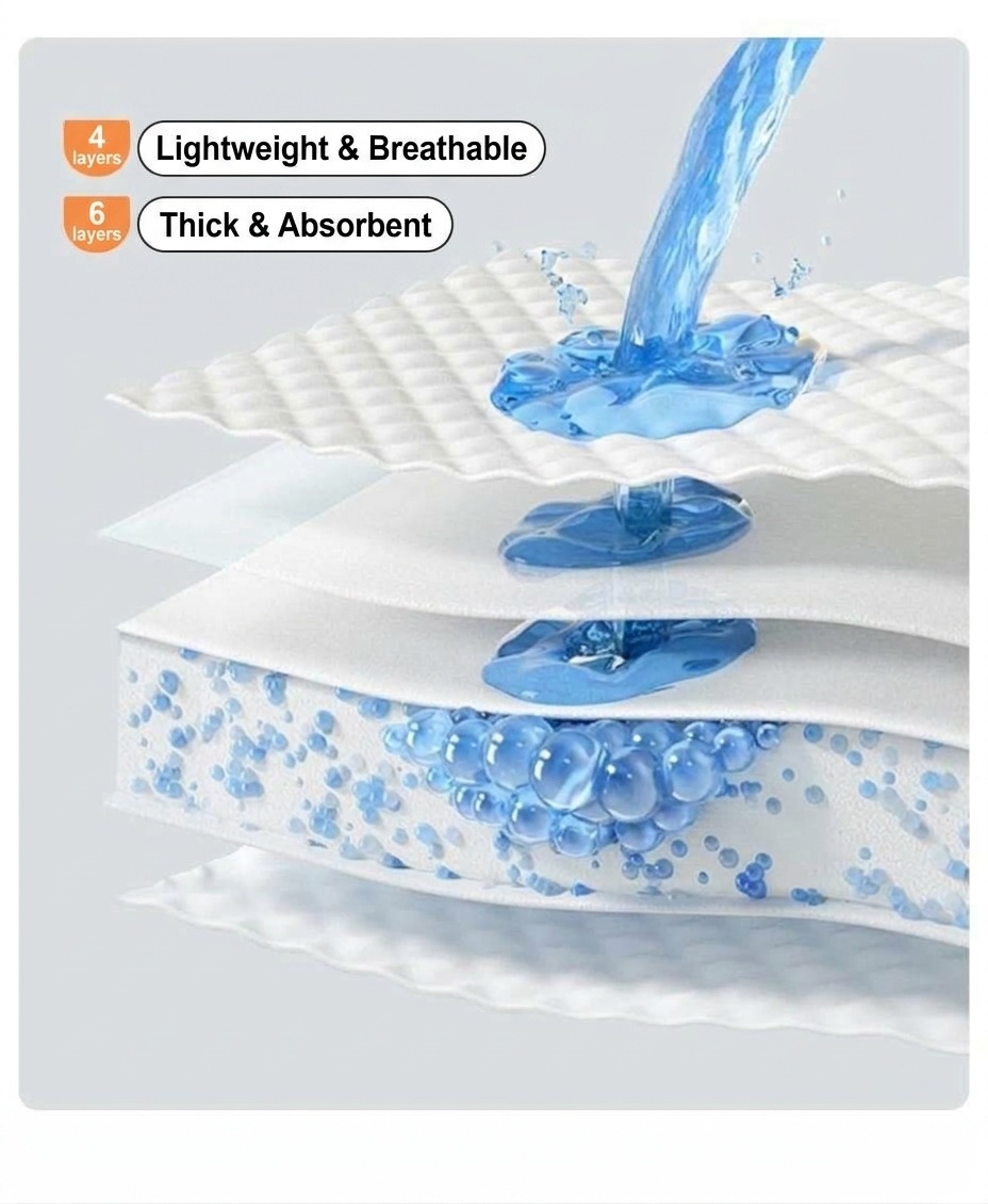 Asciugamano per la schiena del neonato traspirante in 100% cotone, assorbente e ad asciugatura rapida, rinfrescante.