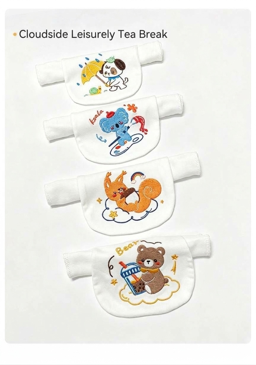 Asciugamano per la schiena del neonato traspirante in 100% cotone, assorbente e ad asciugatura rapida, rinfrescante.