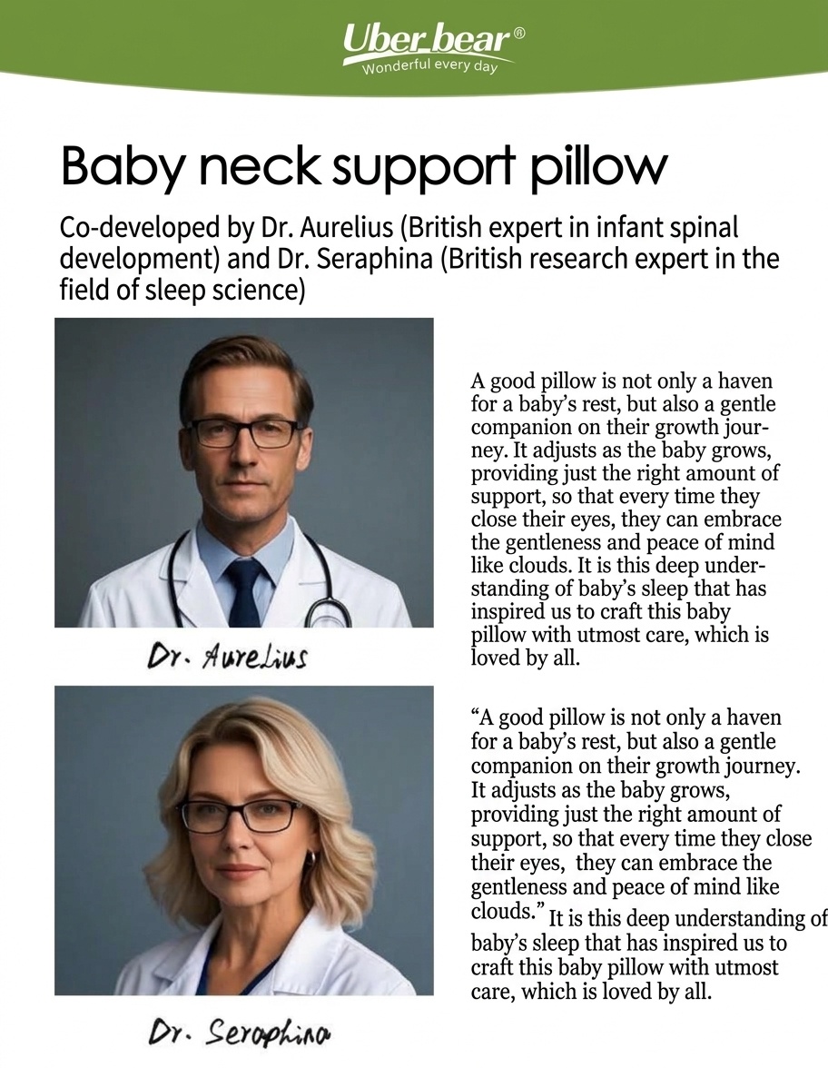 Almohada multifuncional de soporte para bebés Uber.bear, almohada de lactancia y para dormir de 70 cm con microesferas.