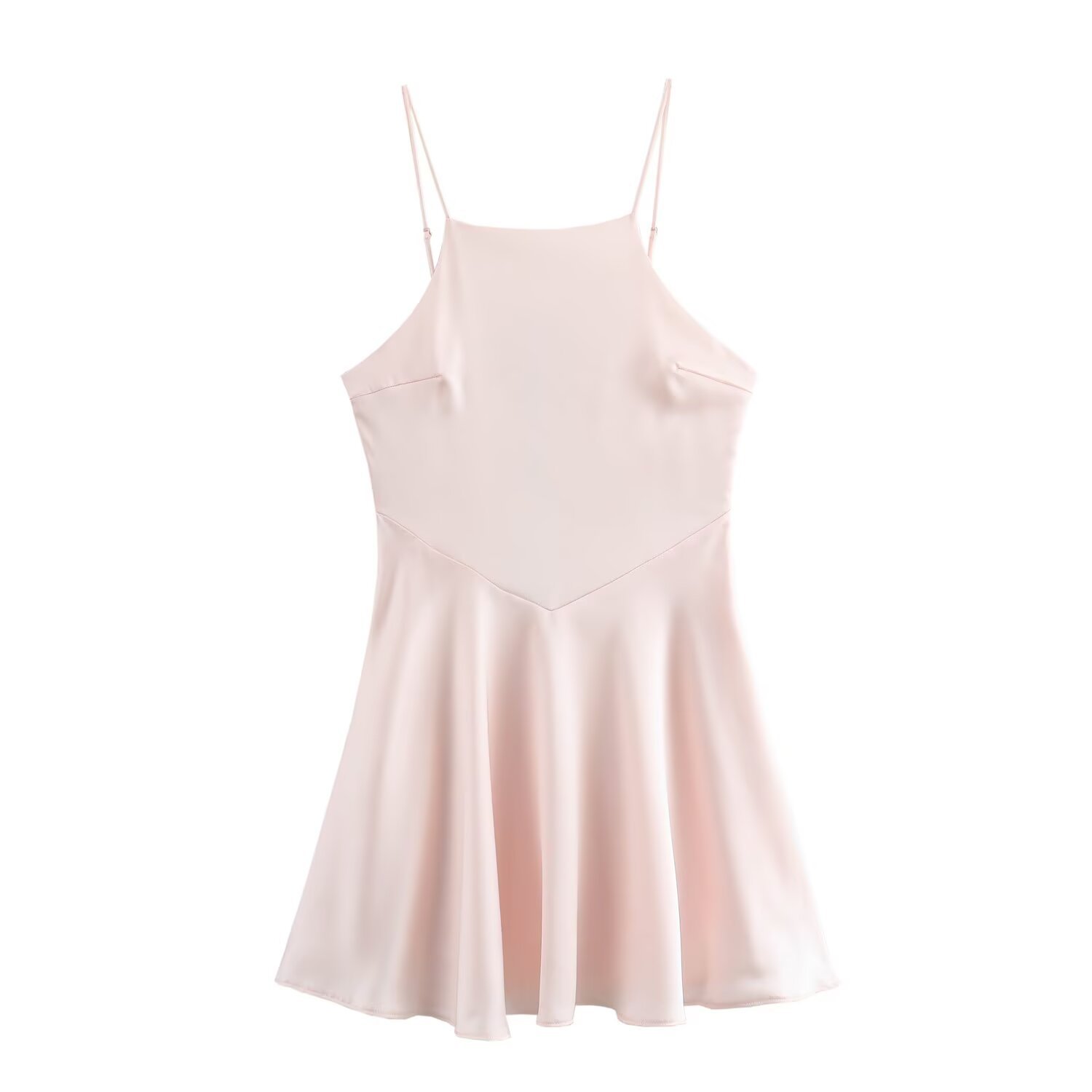 Satin Mini Dress - Versatile Fashion KUN-00127