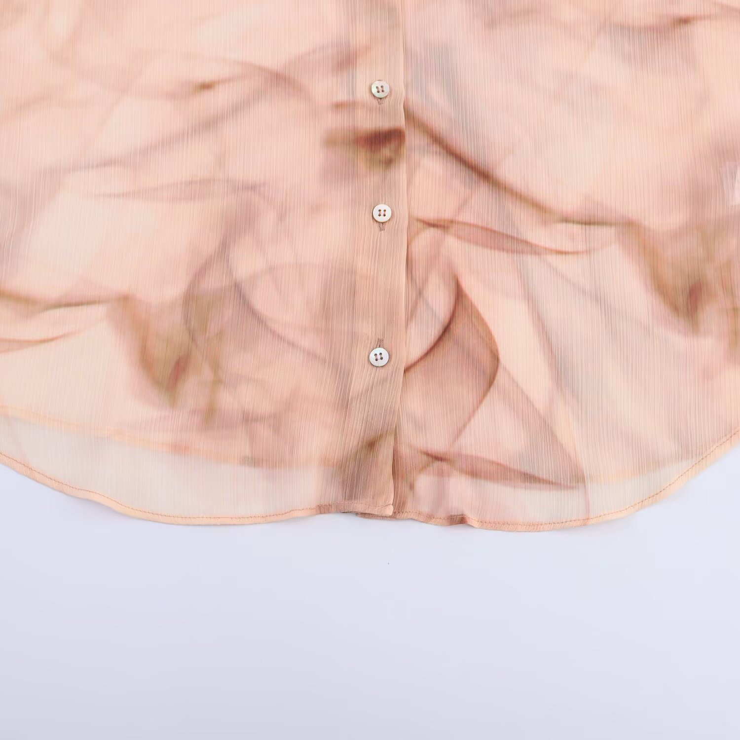 Tie-dye Print Shirt Trendy Blouse KUN-00122