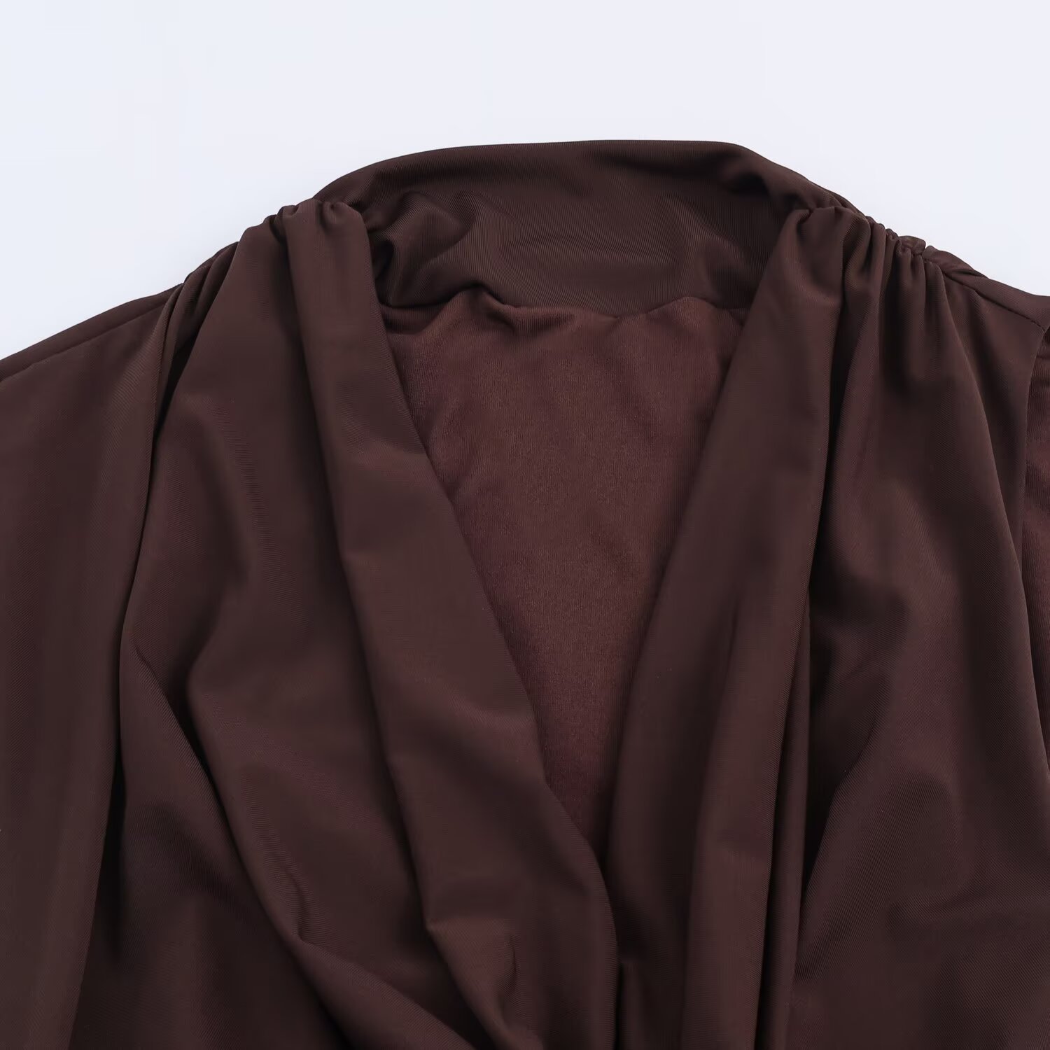 Vestido midi plisado para mujer, estilo clásico europeo, KUN-00096