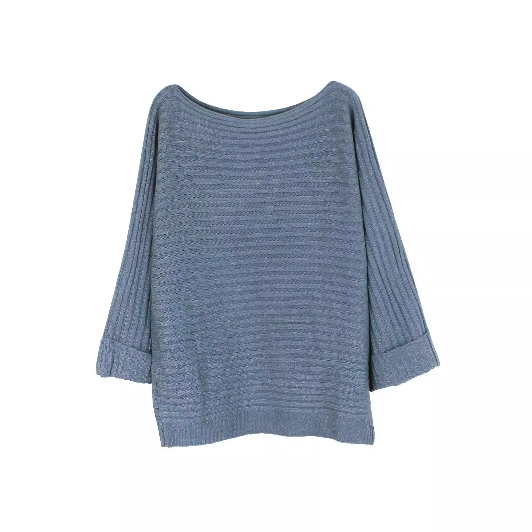 Knit Off Shoulder Sweater - Spring Autumn Winter SSU-00022