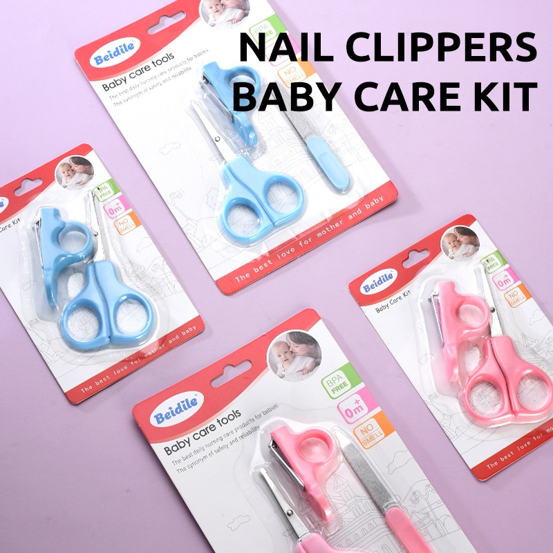 Baby Nail Clippers & Grooming Kit - Safe Infant Care Set