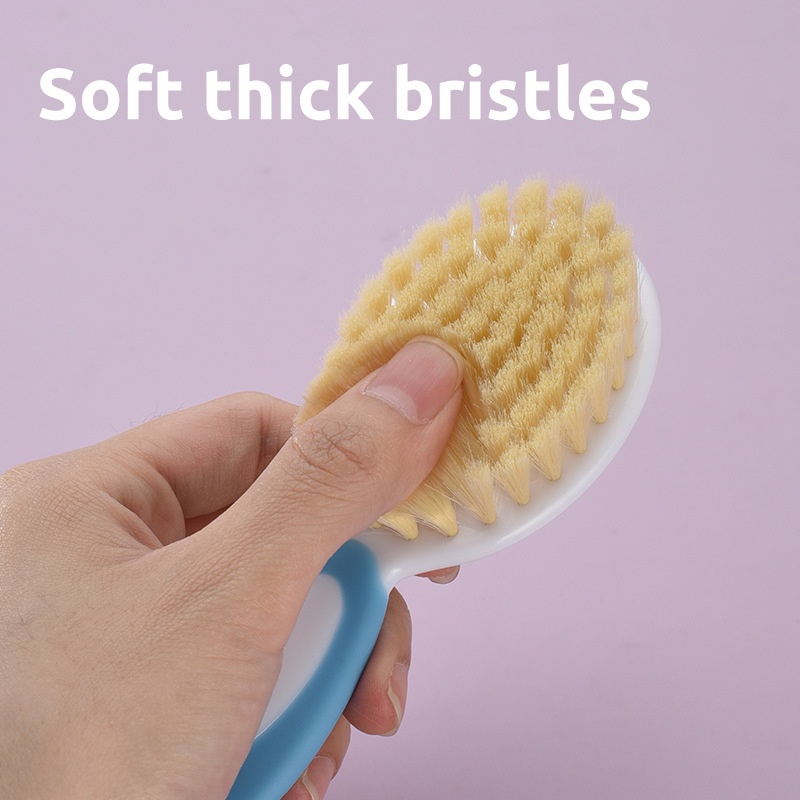 Gentle Baby Hair Brush & Comb Set for Newborns & Toddlers