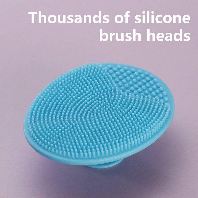 Gentle Silicone Baby Shampoo Brush for Newborns & Toddlers