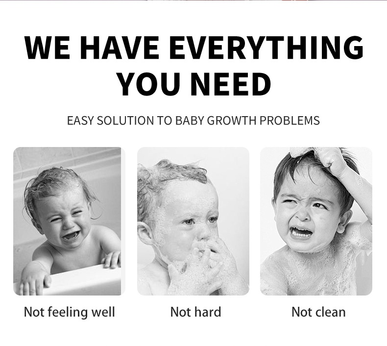 Gentle Silicone Baby Shampoo Brush for Newborns & Toddlers