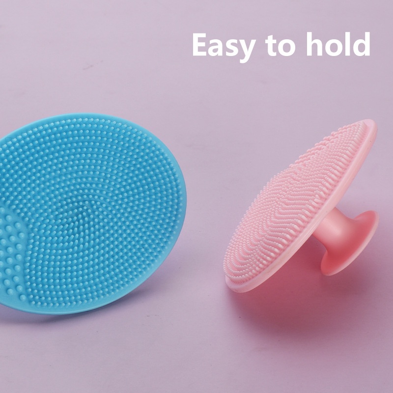 Gentle Silicone Baby Shampoo Brush for Newborns & Toddlers