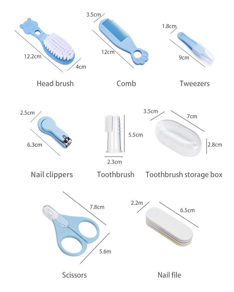Baby Care Grooming Kit - Newborn Essential Health Set
