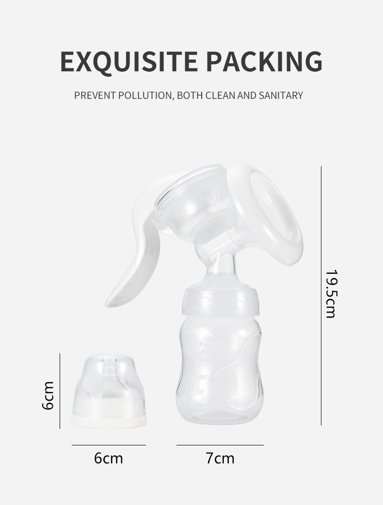 Manual Massage Breast Pump for New Moms