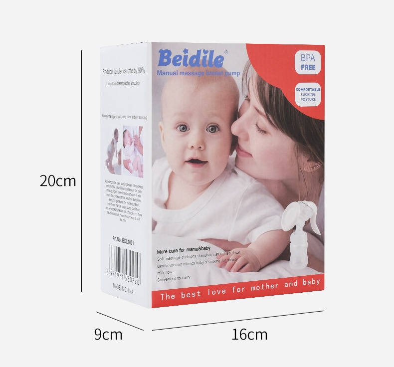 Manual Massage Breast Pump for New Moms