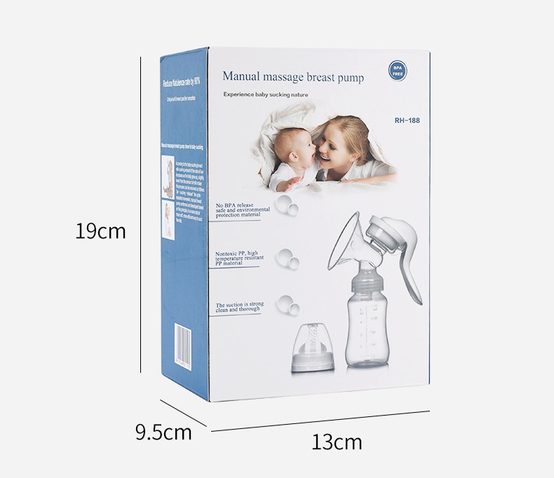 Manual Massage Breast Pump for New Moms