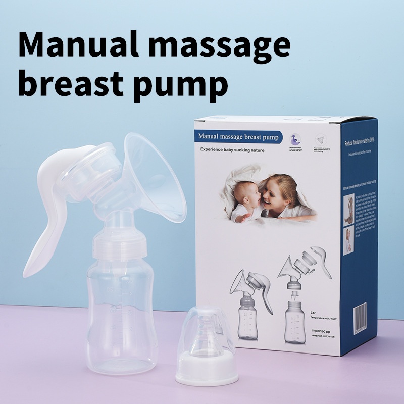 Manual Massage Breast Pump for New Moms