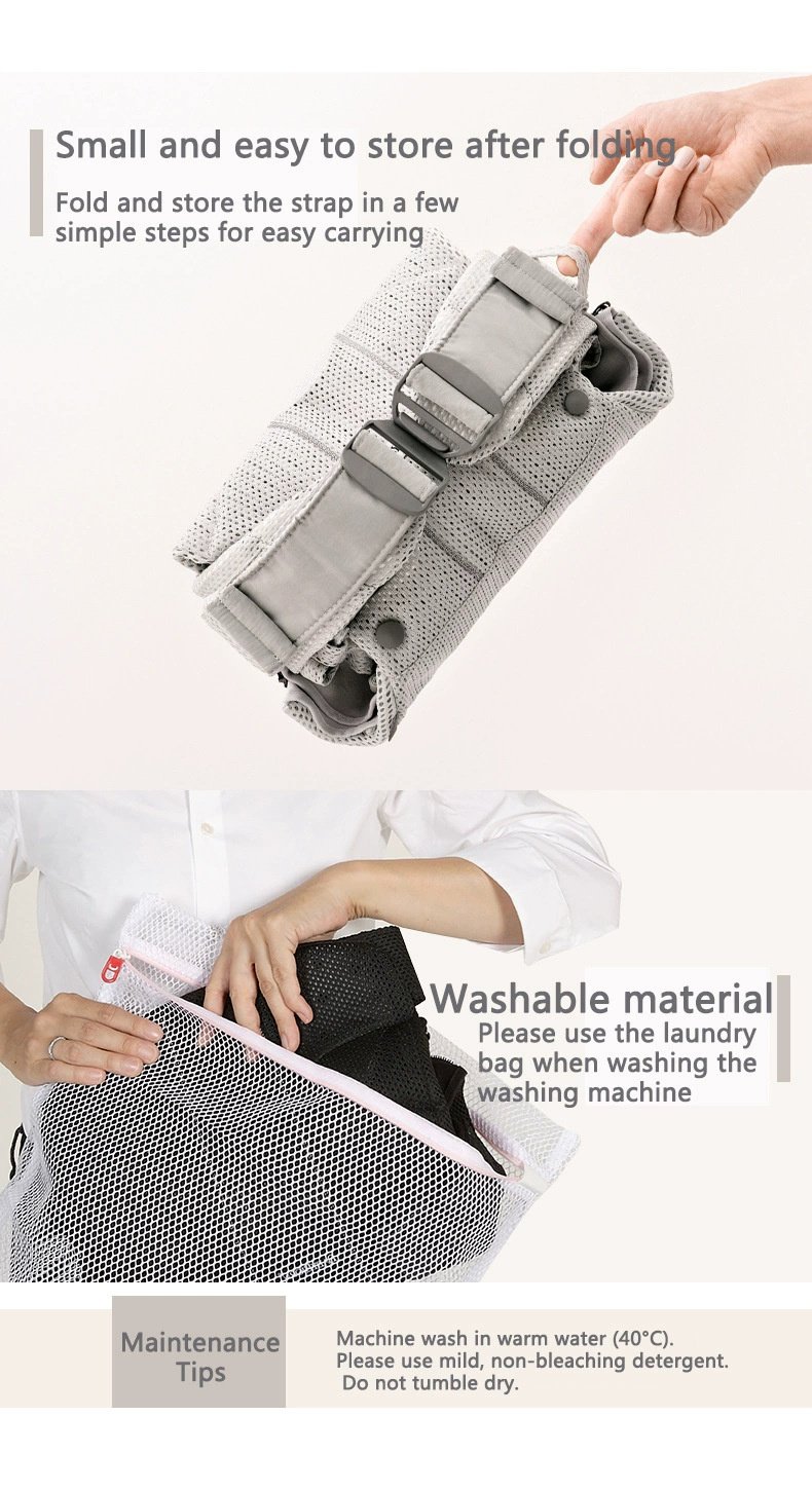 Ergonomic All-in-One Baby Carrier with Breathable Mesh Ver2