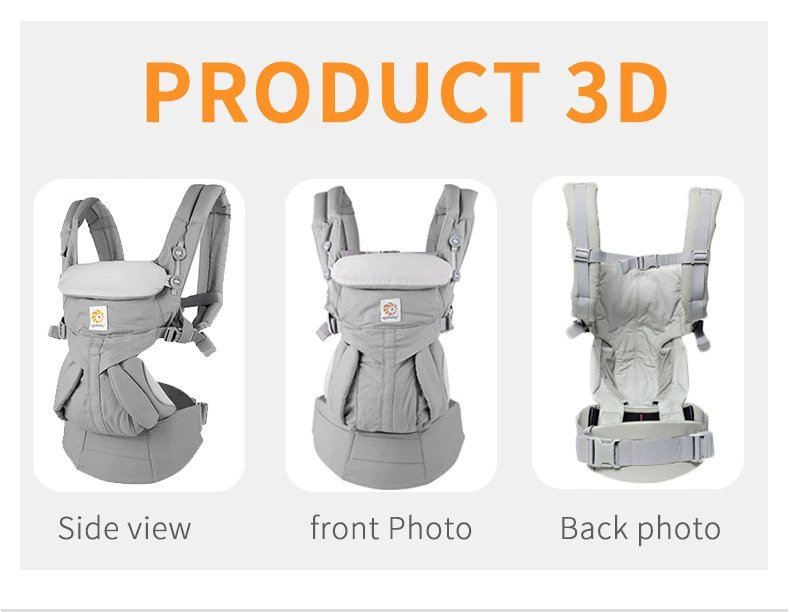Ergonomic OMNI 360 All-in-One Baby Carrier with Breathable Mesh