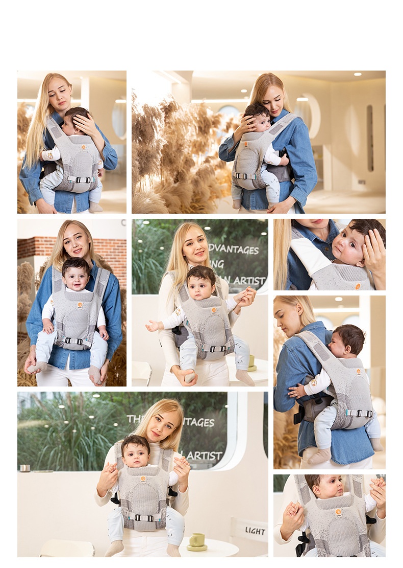 Ergobaby Aerloom Breathable Baby Carrier - 3-Way Ergonomic