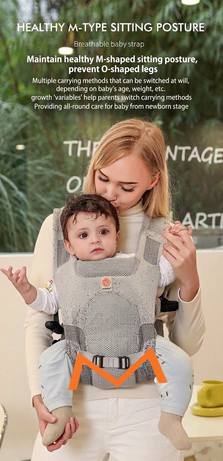Ergobaby Aerloom Breathable Baby Carrier - 3-Way Ergonomic