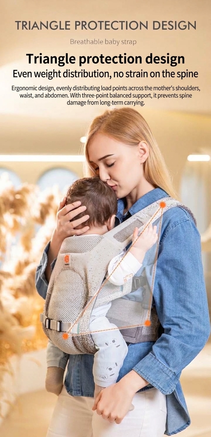 Ergobaby Aerloom Breathable Baby Carrier - 3-Way Ergonomic