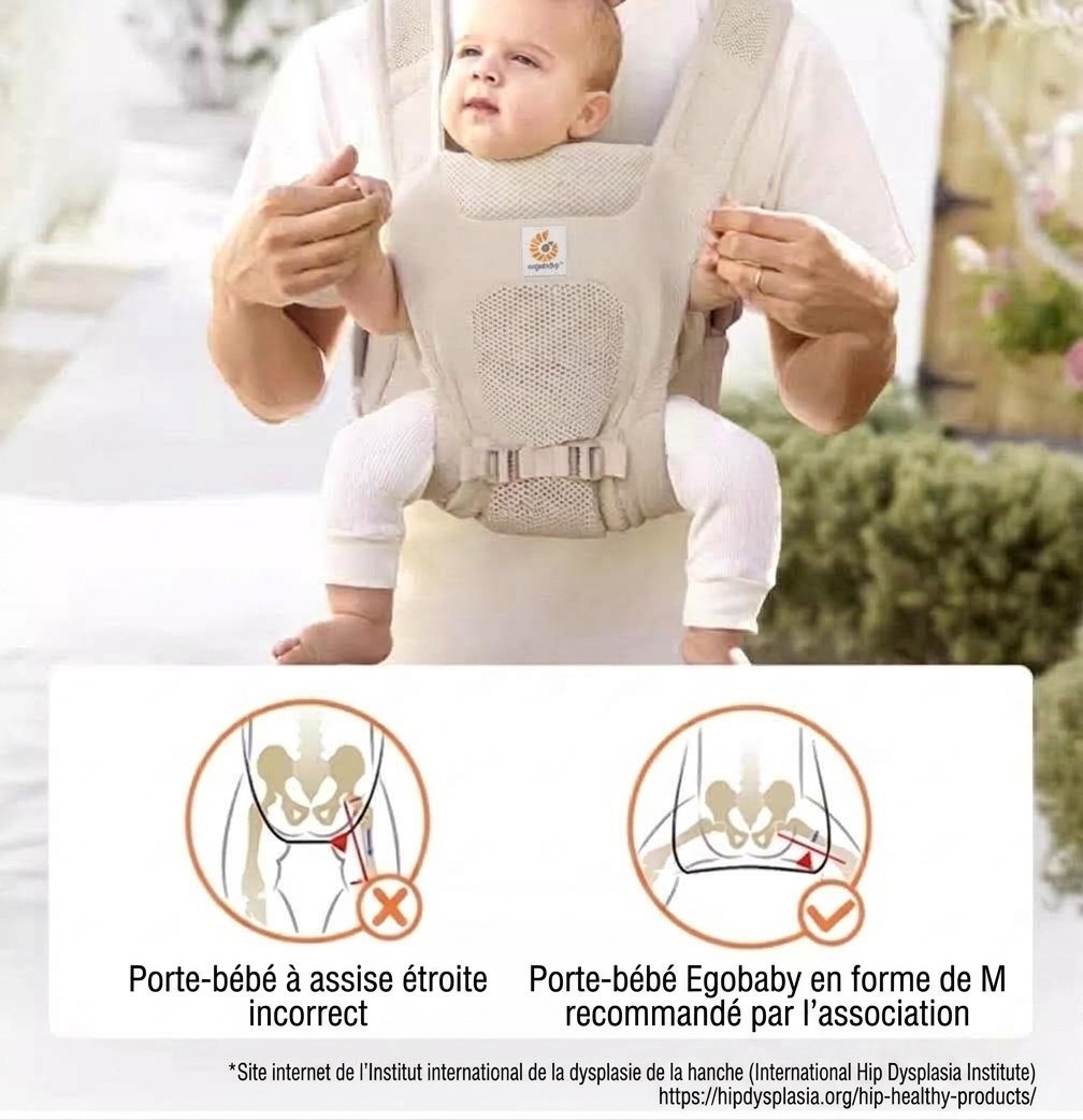 Porte-bébé respirant Ergobaby Aerloom - Ergonomique 3 en 1