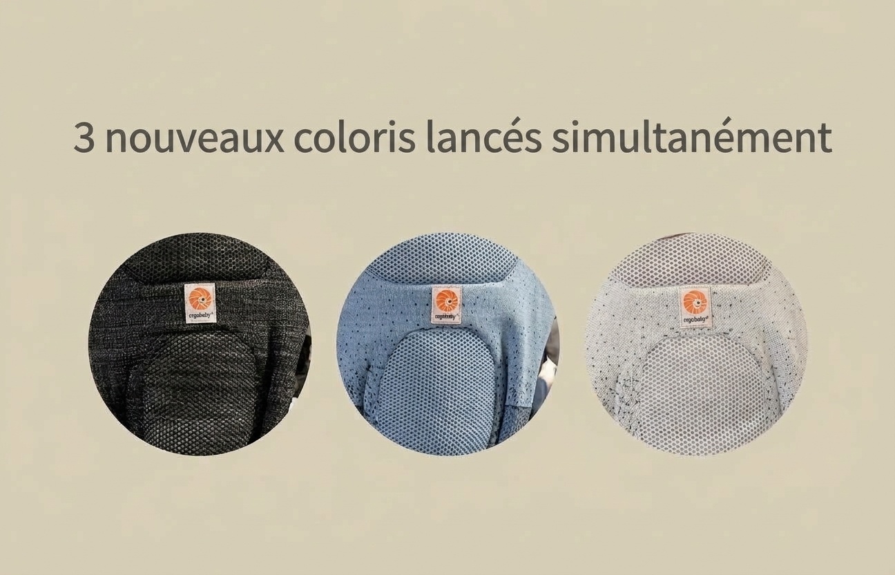Porte-bébé respirant Ergobaby Aerloom - Ergonomique 3 en 1