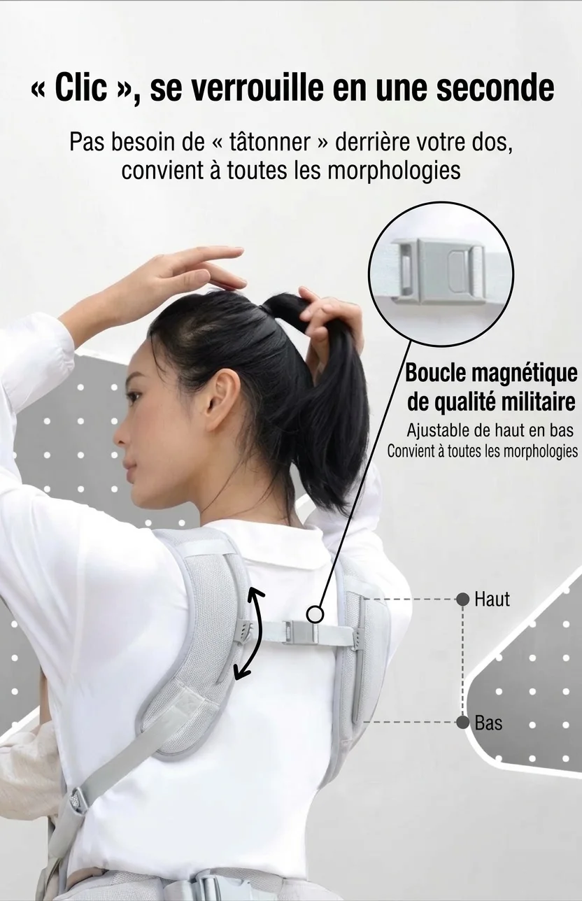 Porte-bébé ergonomique et siège de hanche - Réglable et respirant