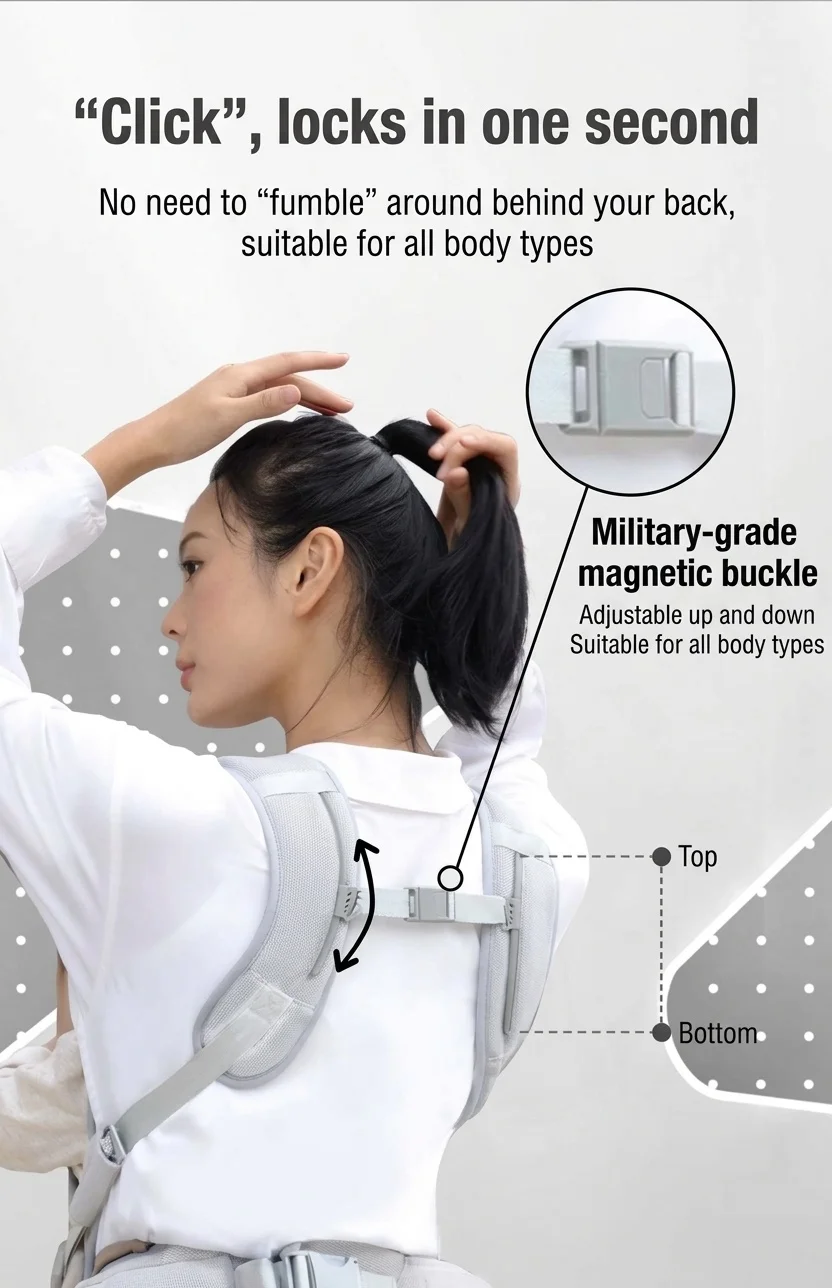 Ergonomic Baby Carrier & Hip Seat - Adjustable, Breathable